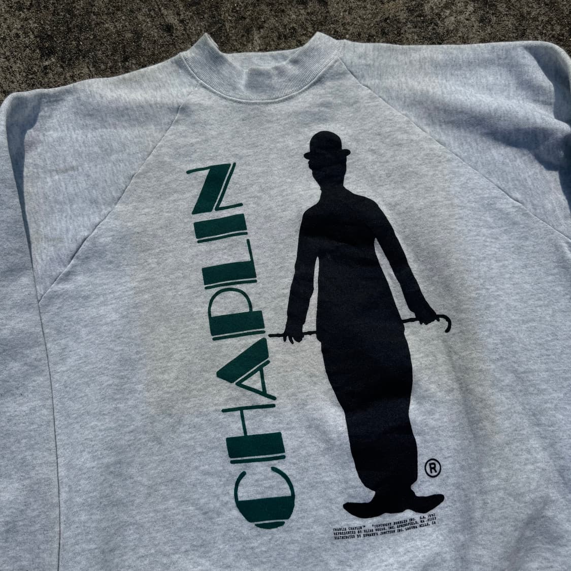 [XL] 90s Chaplin 찰리채플린 무비 스웻셔츠 상품이미지5