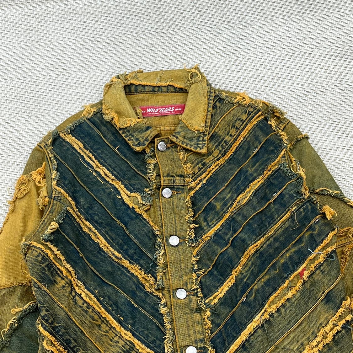 빈티지 워싱 컷오프 데님 자켓 r3137 상품이미지3