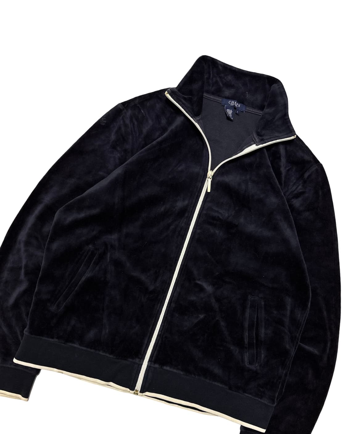 챕스 랄프로렌 네이비 벨벳 집업 상품이미지3