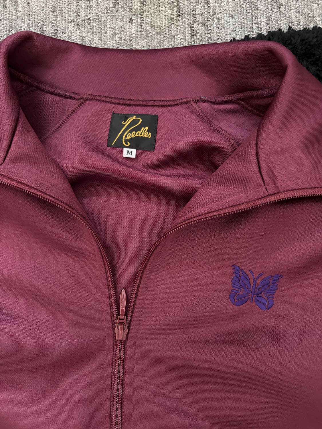 니들스 트랙자켓 버건디 M 상품이미지2