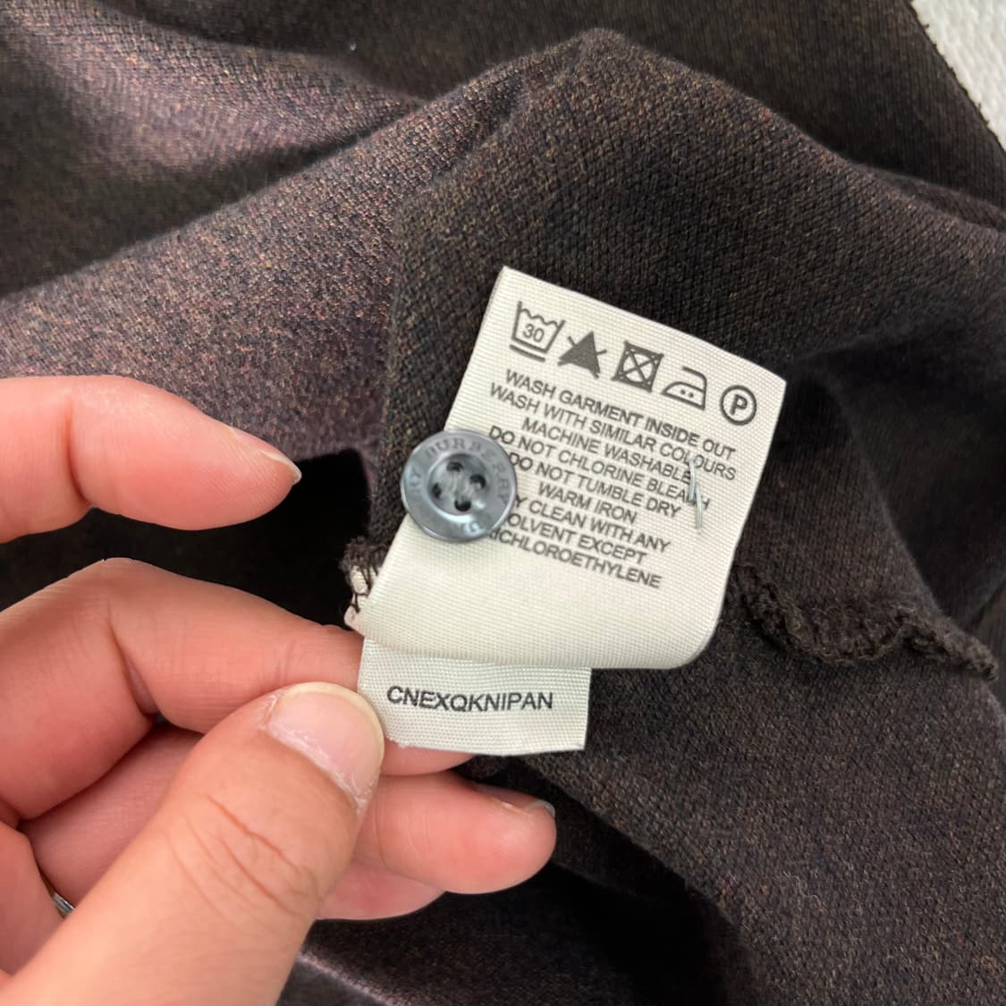 105 버버리 기마로고 코튼 카라넥 티셔츠 상품이미지9