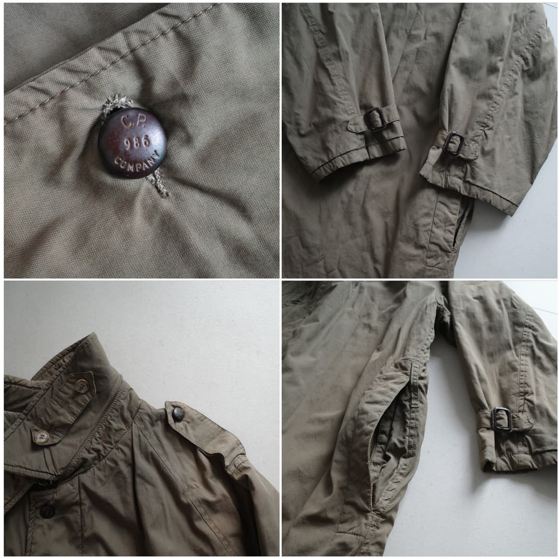 80s CP컴퍼니 빈티지 퀄팅 싱글 발마칸 트렌치 코트 52 상품이미지6
