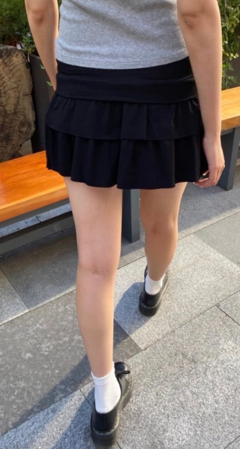 브랜디멜빌 이지미니스커트 블랙 상품이미지1