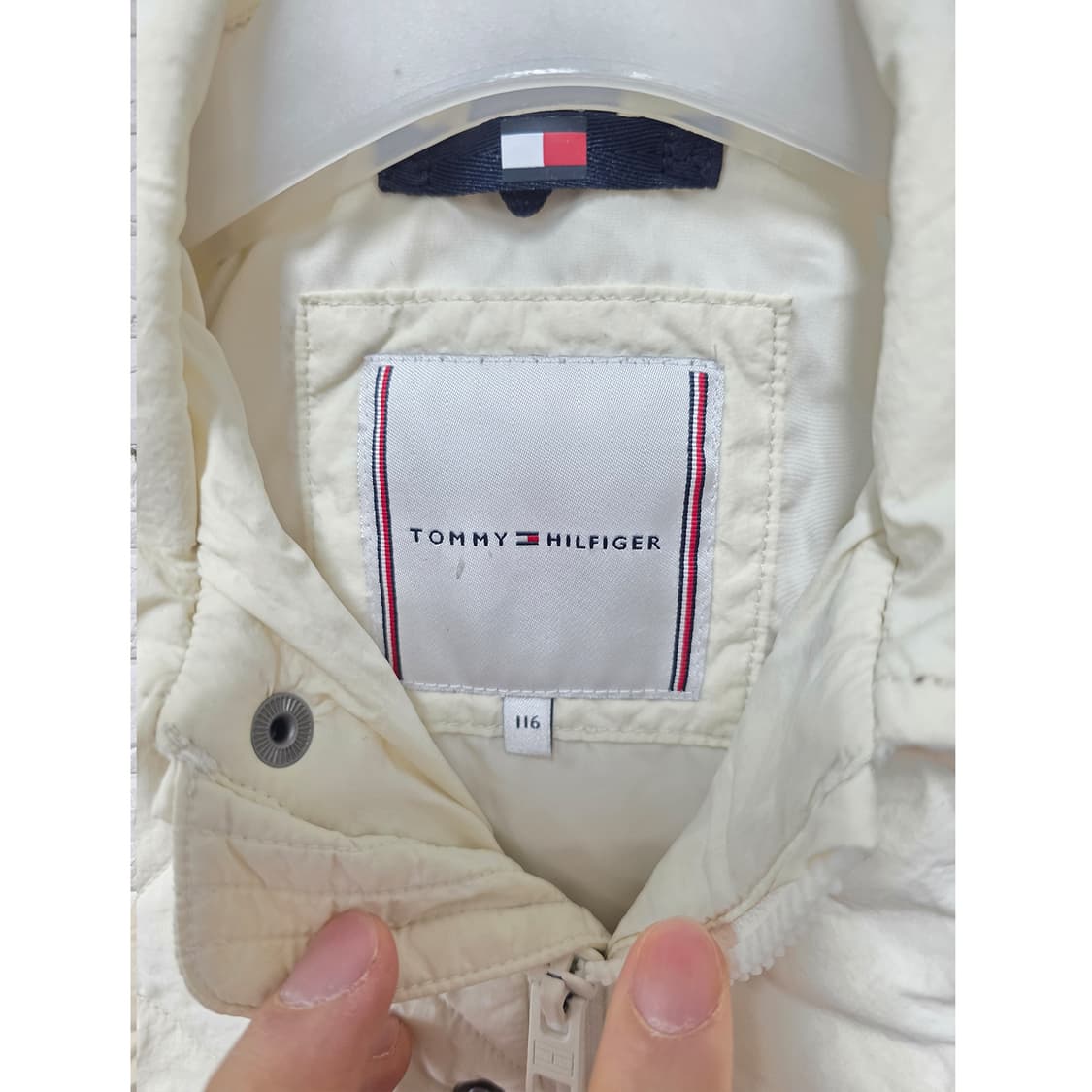택포) 타미힐피거 퀼팅 자켓 아이보리 116 상품이미지2