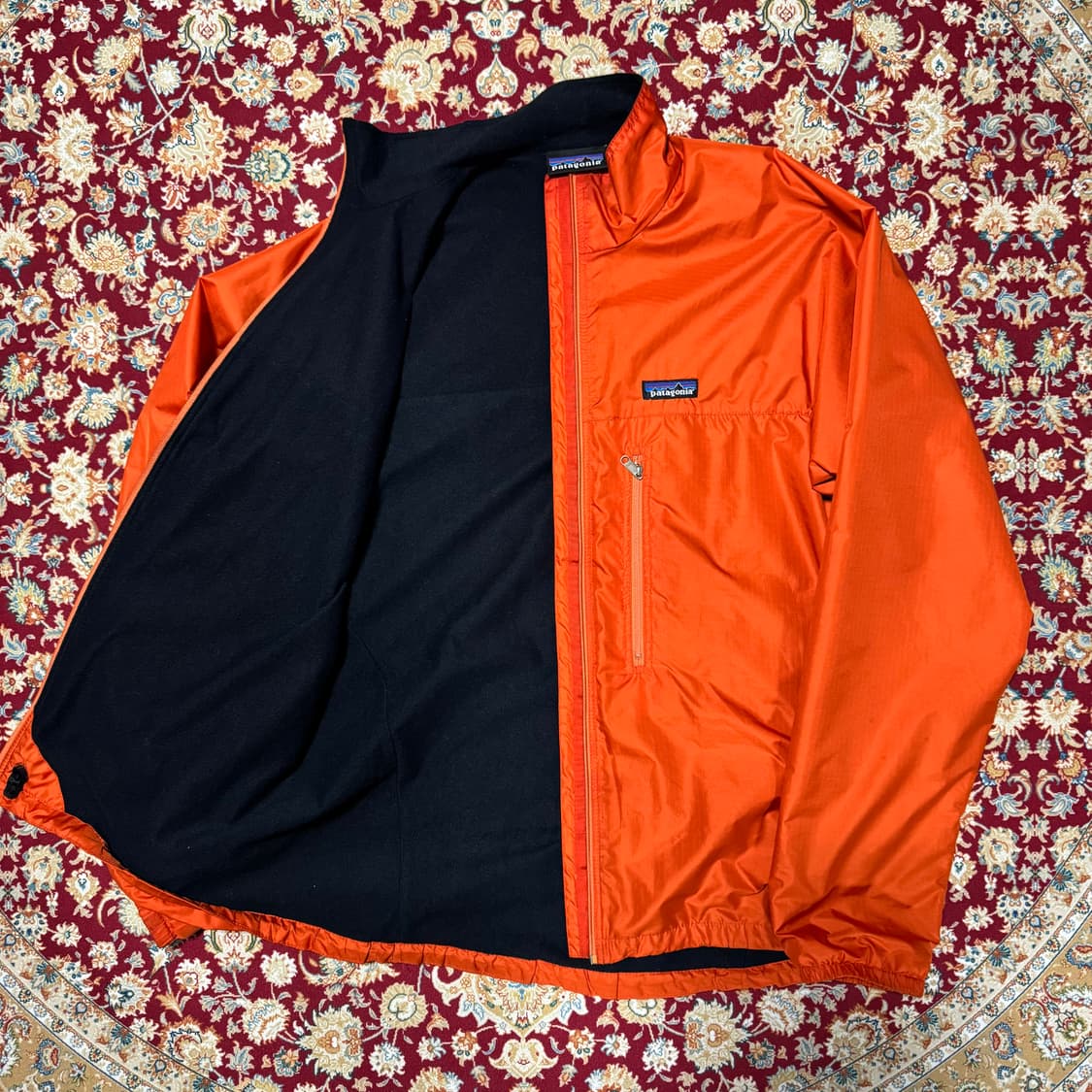 파타고니아 쉘 립스탑 바람막이 자켓 오렌지 상품이미지3