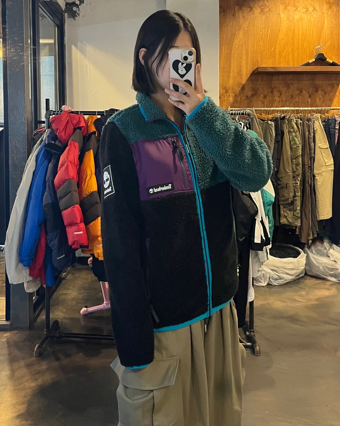 Timberland fleece zip up 상품이미지3