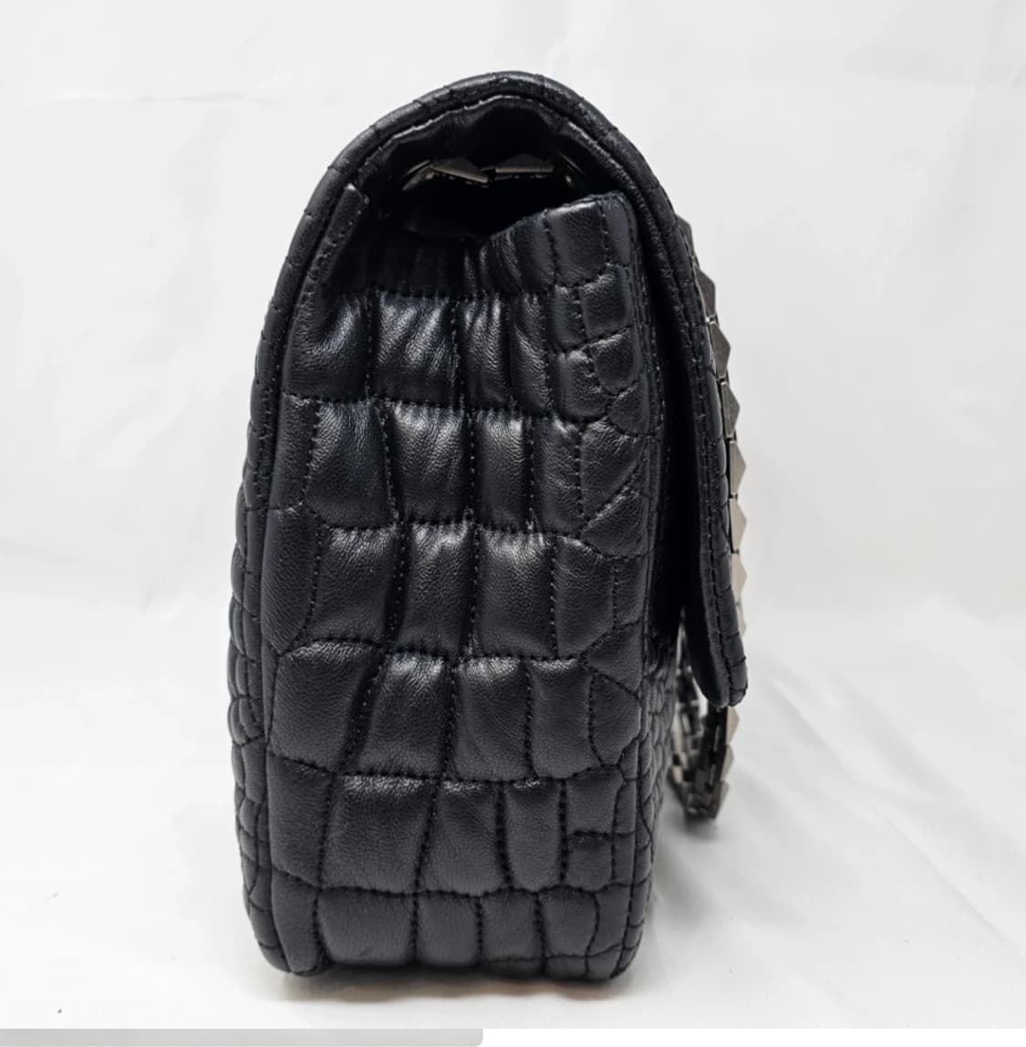 랑방 블랙 퀼팅 가죽 숄더백 상품이미지3