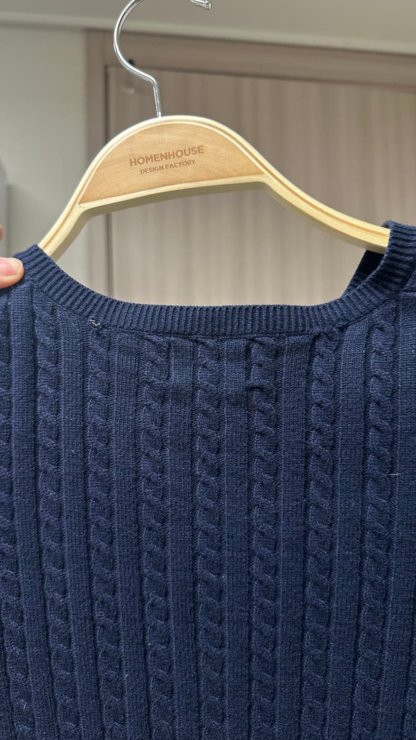 폴로 꽈배기 네이비 가디건 팝니다 상품이미지4