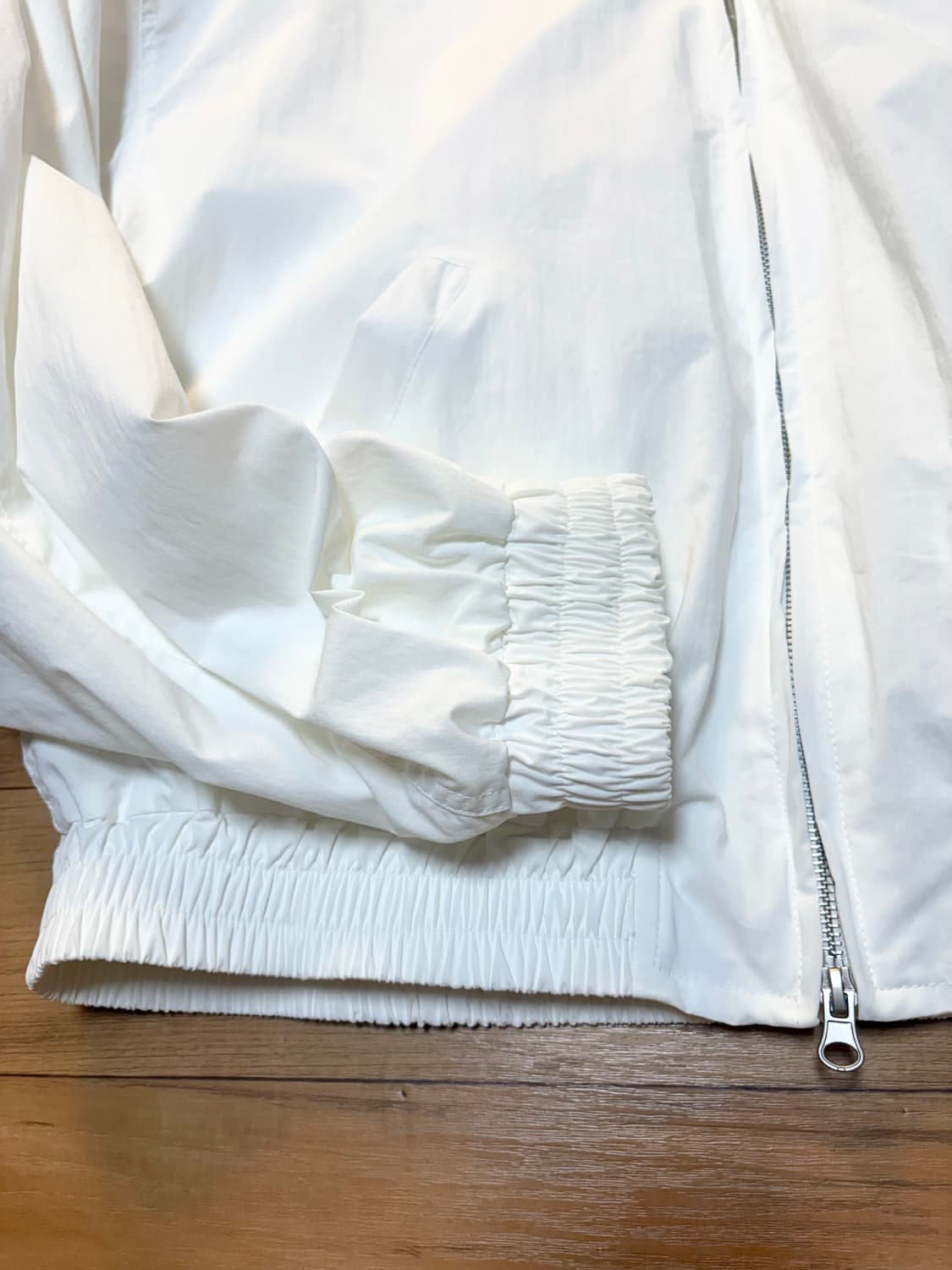 블랙모먼트 오버사이즈 코튼 밴딩 집업 자켓 블루종 판매 상품이미지7