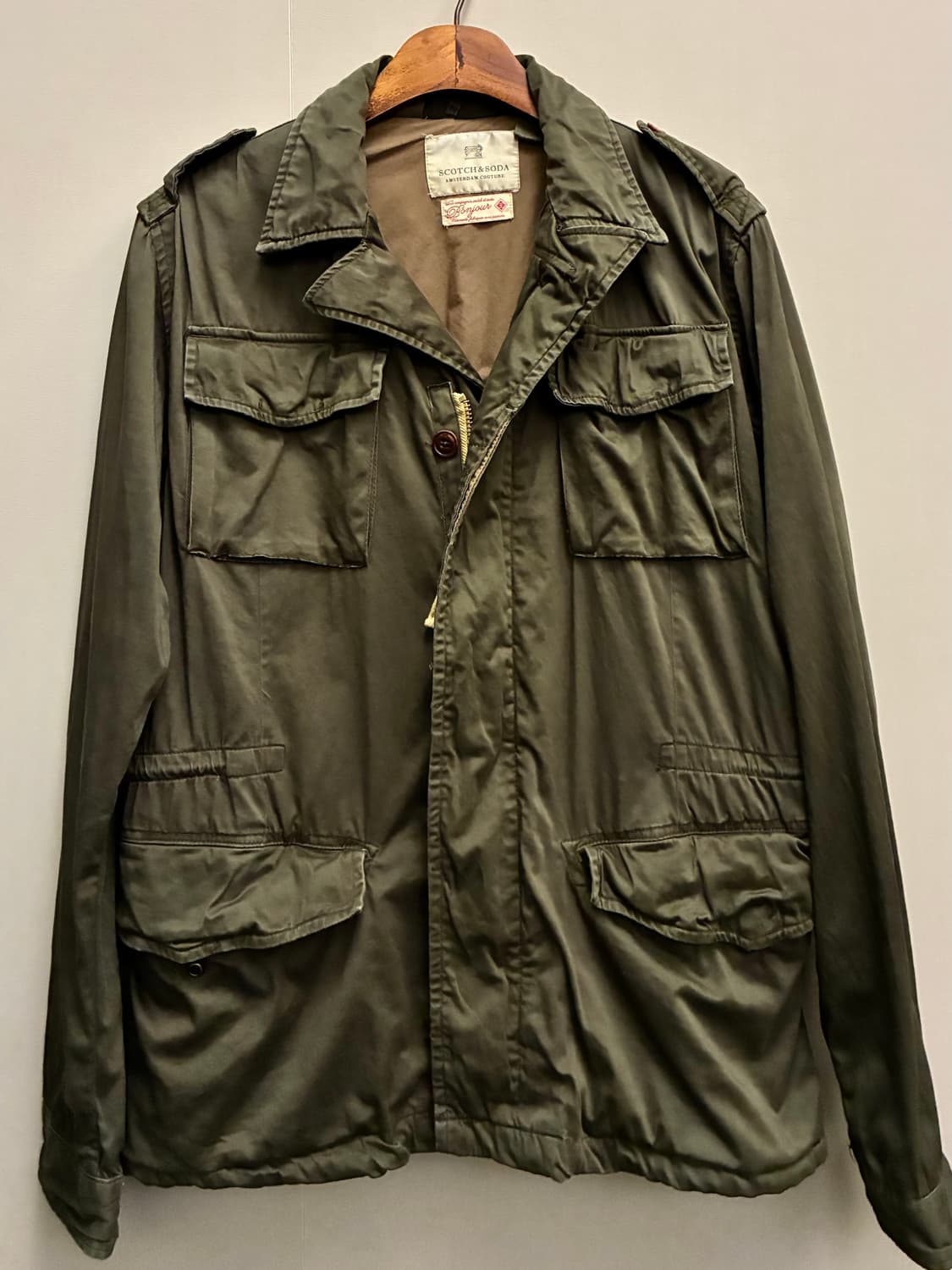 (M~L)스카치앤소다 밀리터리 가먼트다잉 m47 필드 컴뱃자켓 야상 상품이미지1