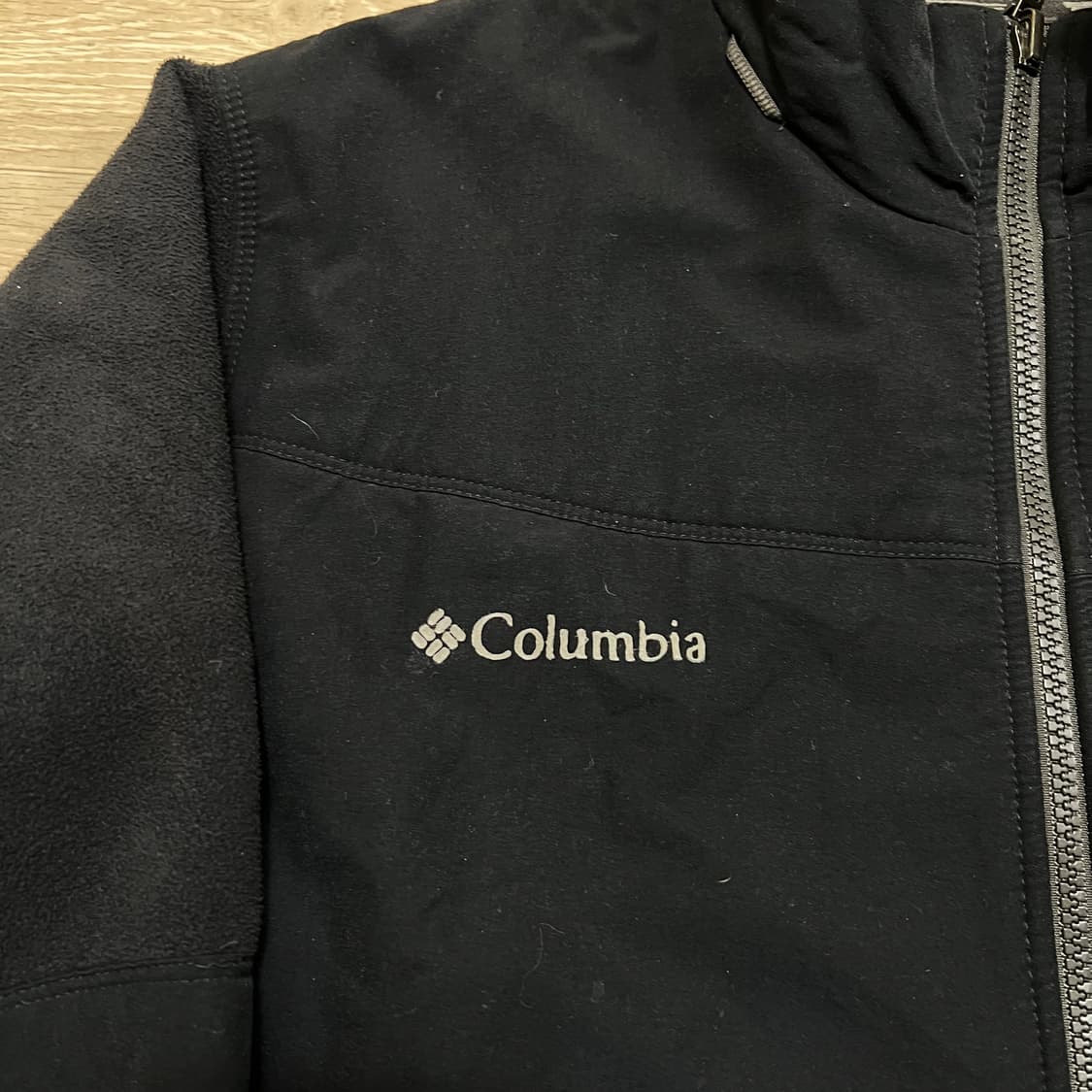 컬럼비아 티타늄 베이직 기모 바람막이 집업자켓 [블랙] L/100 상품이미지4