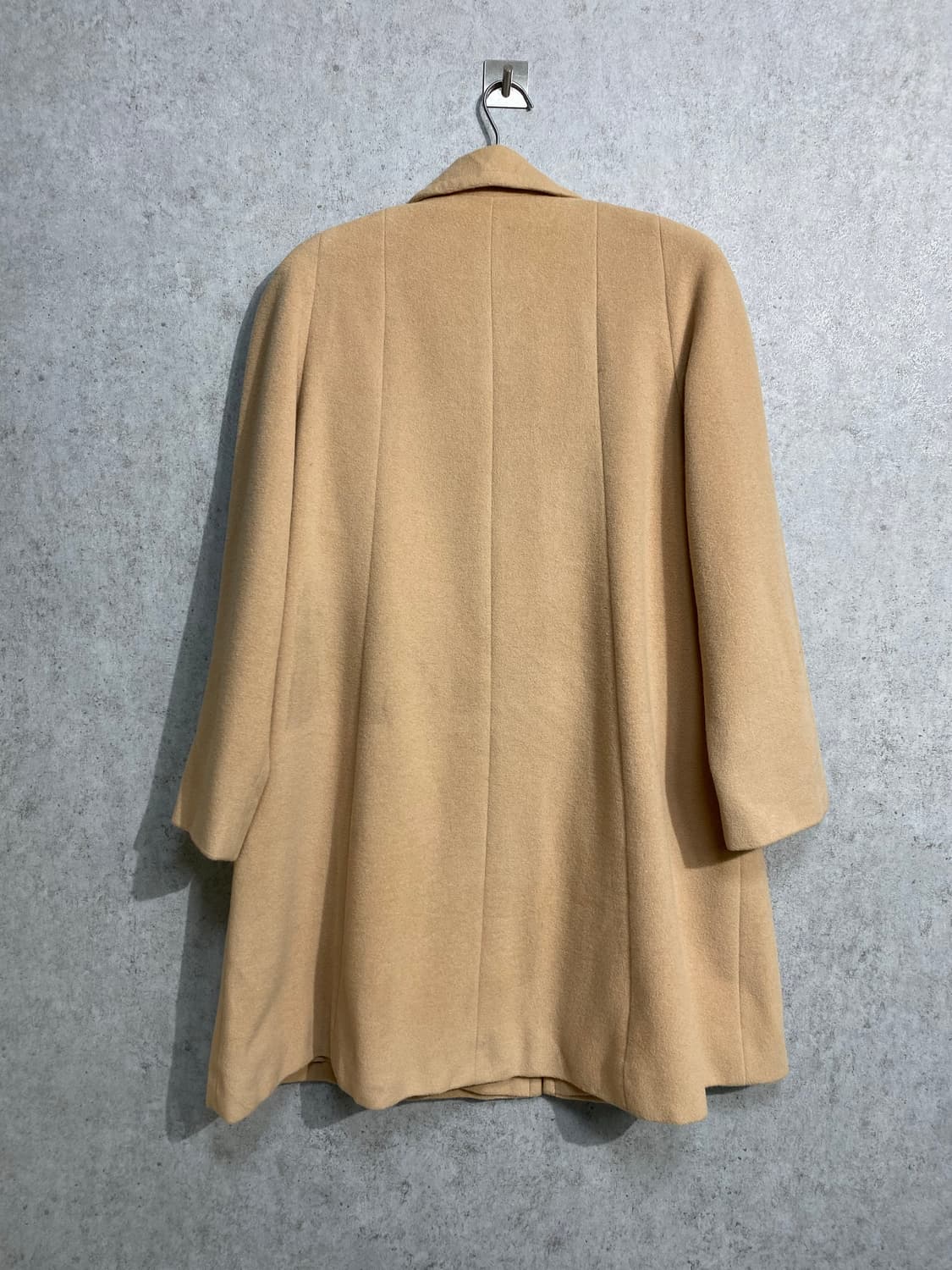 [S-M] 90s SANYO 재팬 메이드 베이지 울 코트 상품이미지5