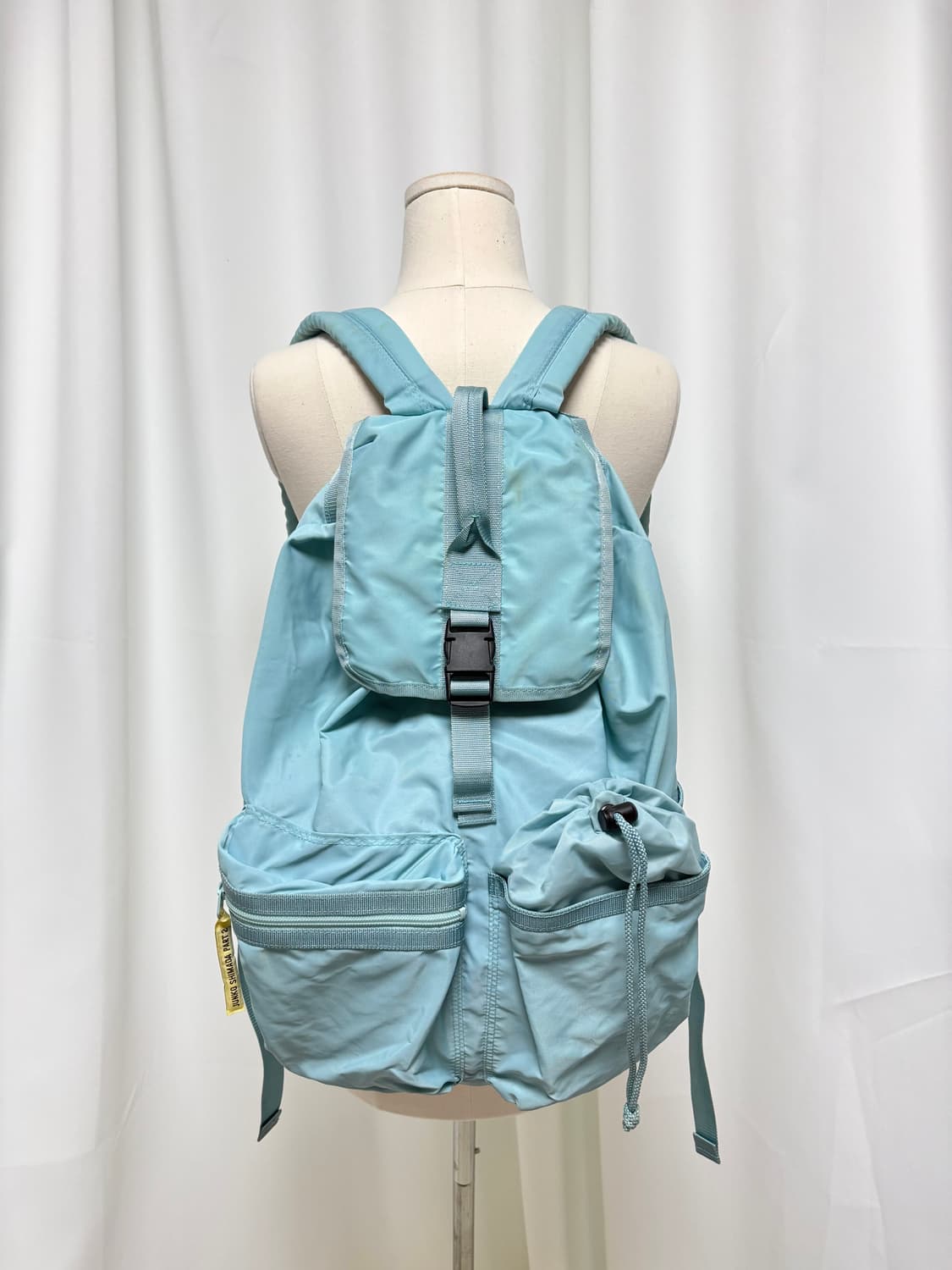 준코시마다 빈티지 스카이블루 나일론 백팩 상품이미지2