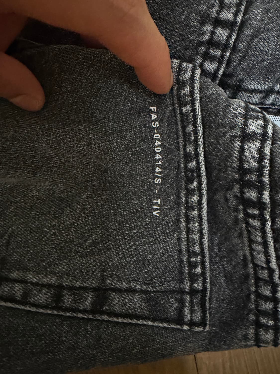 [48] 페이탈리즘 흑청 데님팬츠 상품이미지4