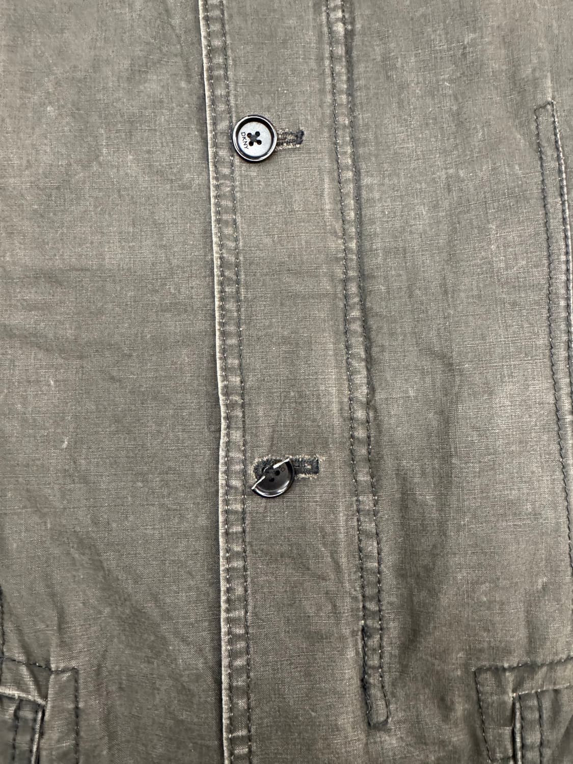 OS)DKNY 빈티지 여성 야상 자켓(단추) 상품이미지3