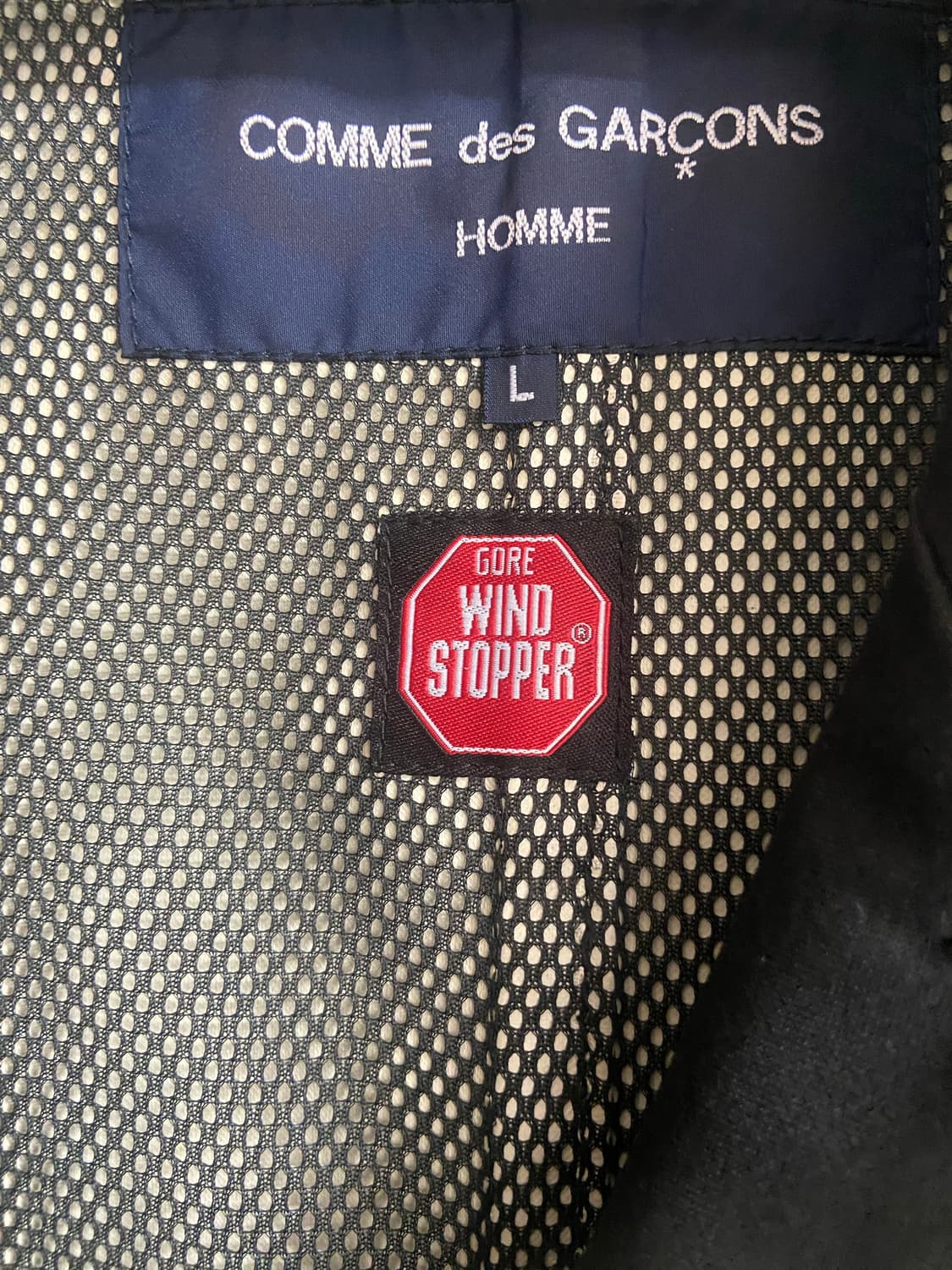 꼼데가르송 옴므 고어 윈드스토퍼 피코트 상품이미지7