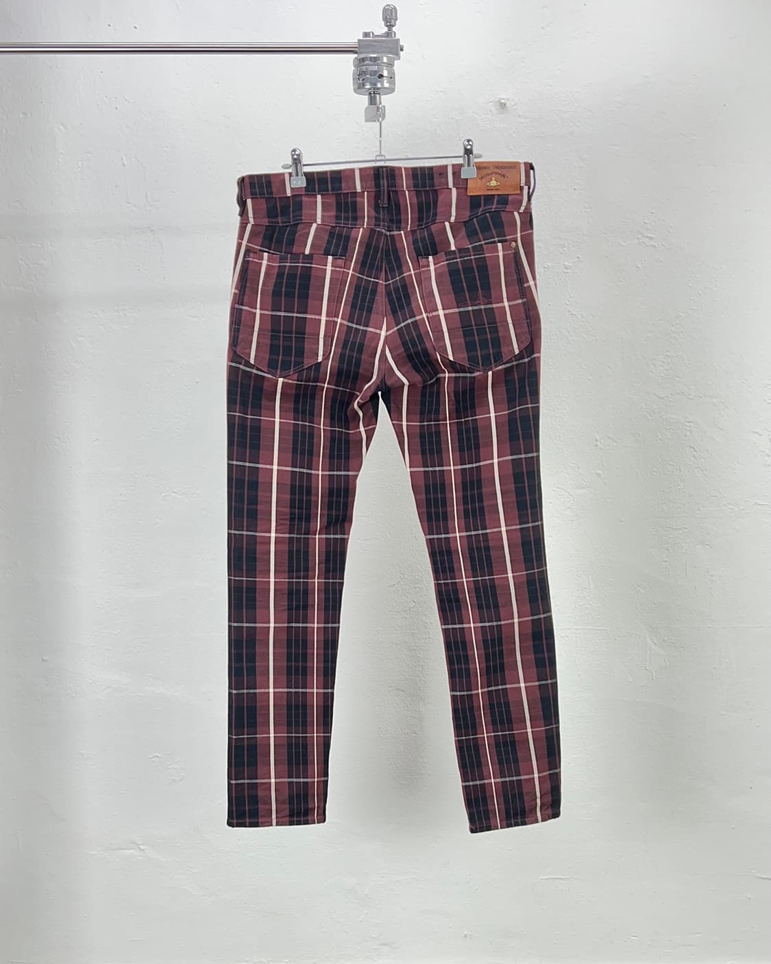 비비안 웨스트우드 앵글로마니아 마드라스 체크 팬츠 상품이미지6