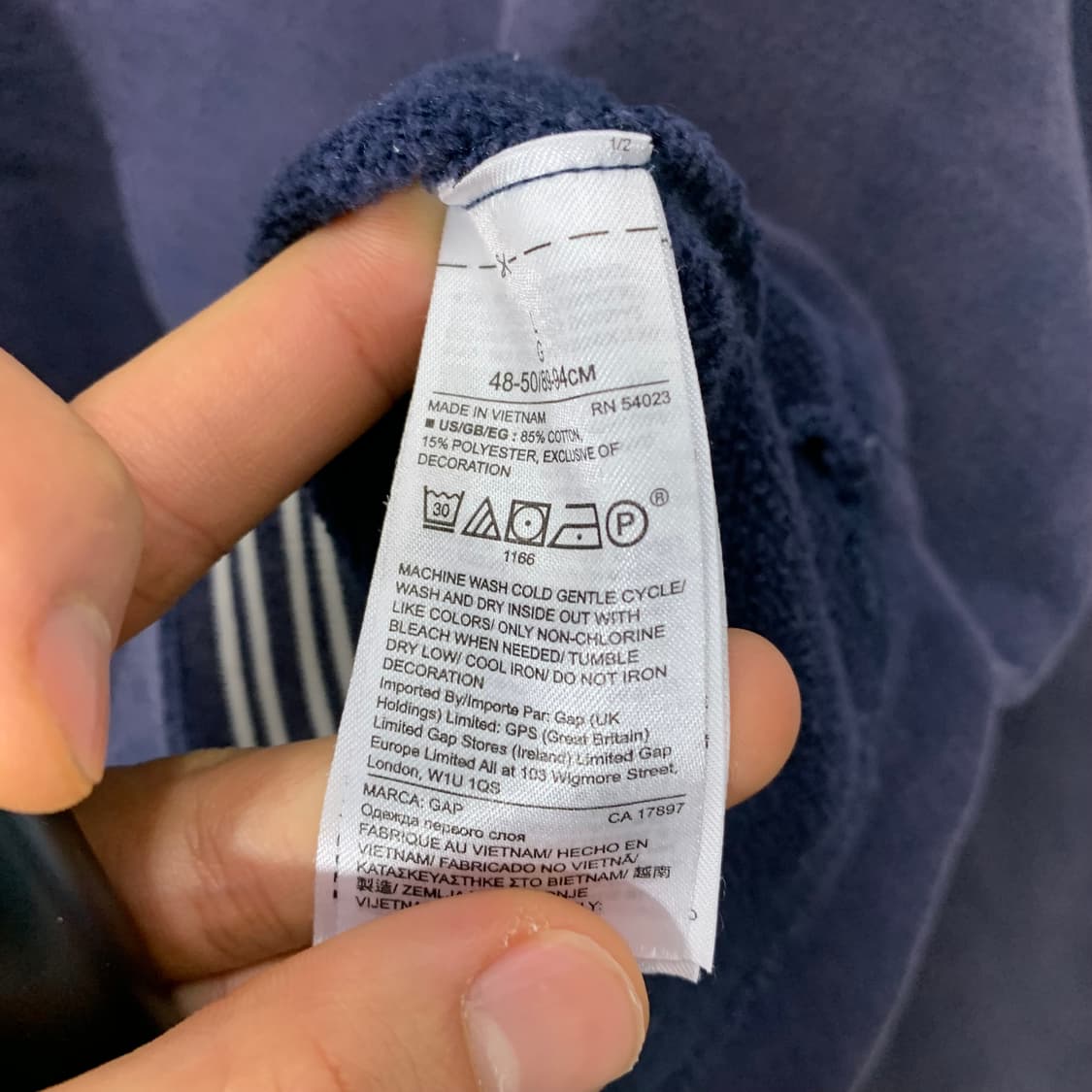 올드 갭 빈티지 워싱 맨투맨  상품이미지4