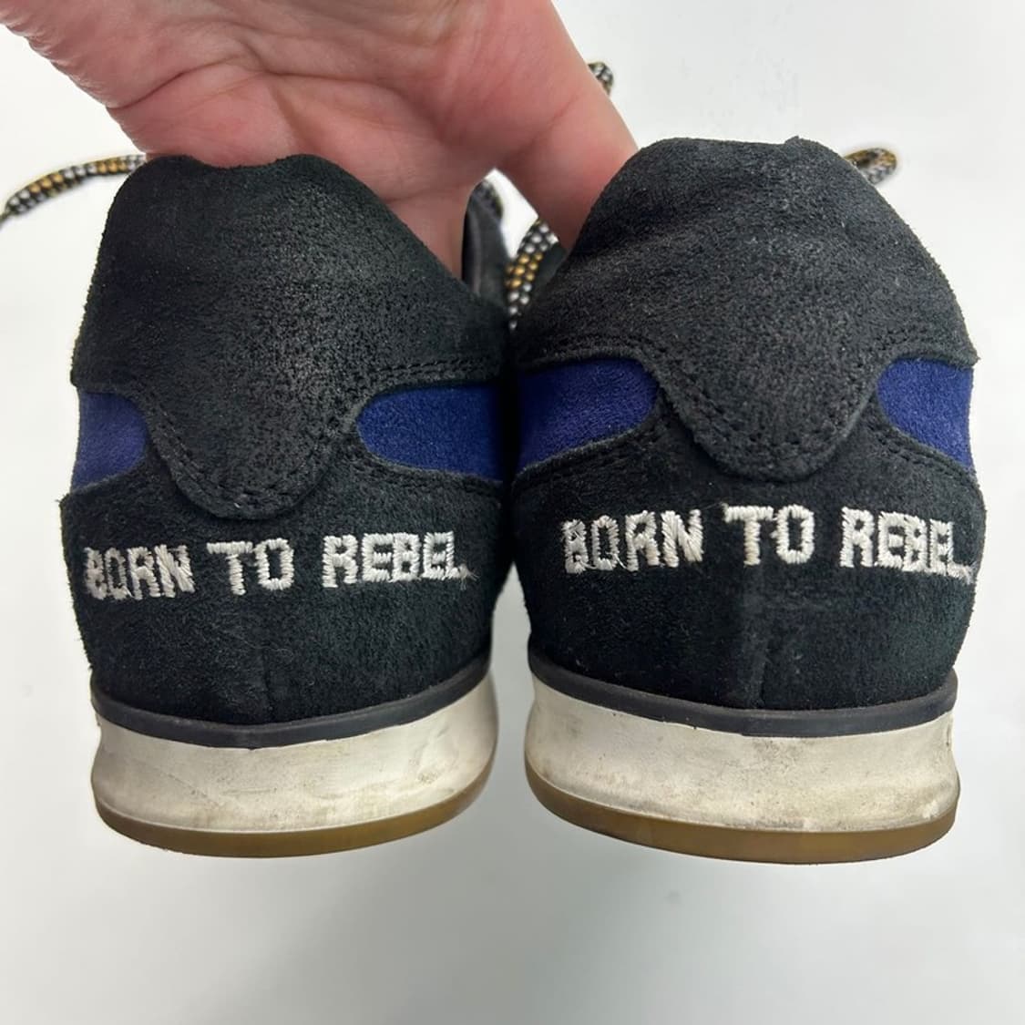 디스퀘어드2 로우탑 스웨이드 스니커즈 블루/브라운 41 상품이미지6