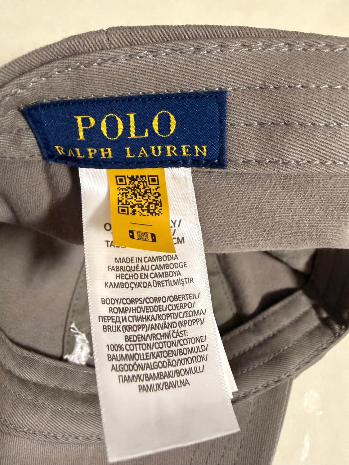 폴로 랄프로렌 모자 그레이 (새상품) 상품이미지4