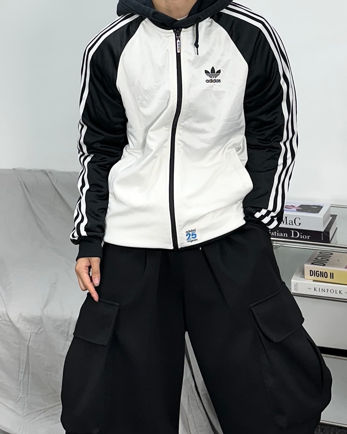 아디다스 25주년 니고베어 흰검 트랙탑 져지 105 상품이미지2