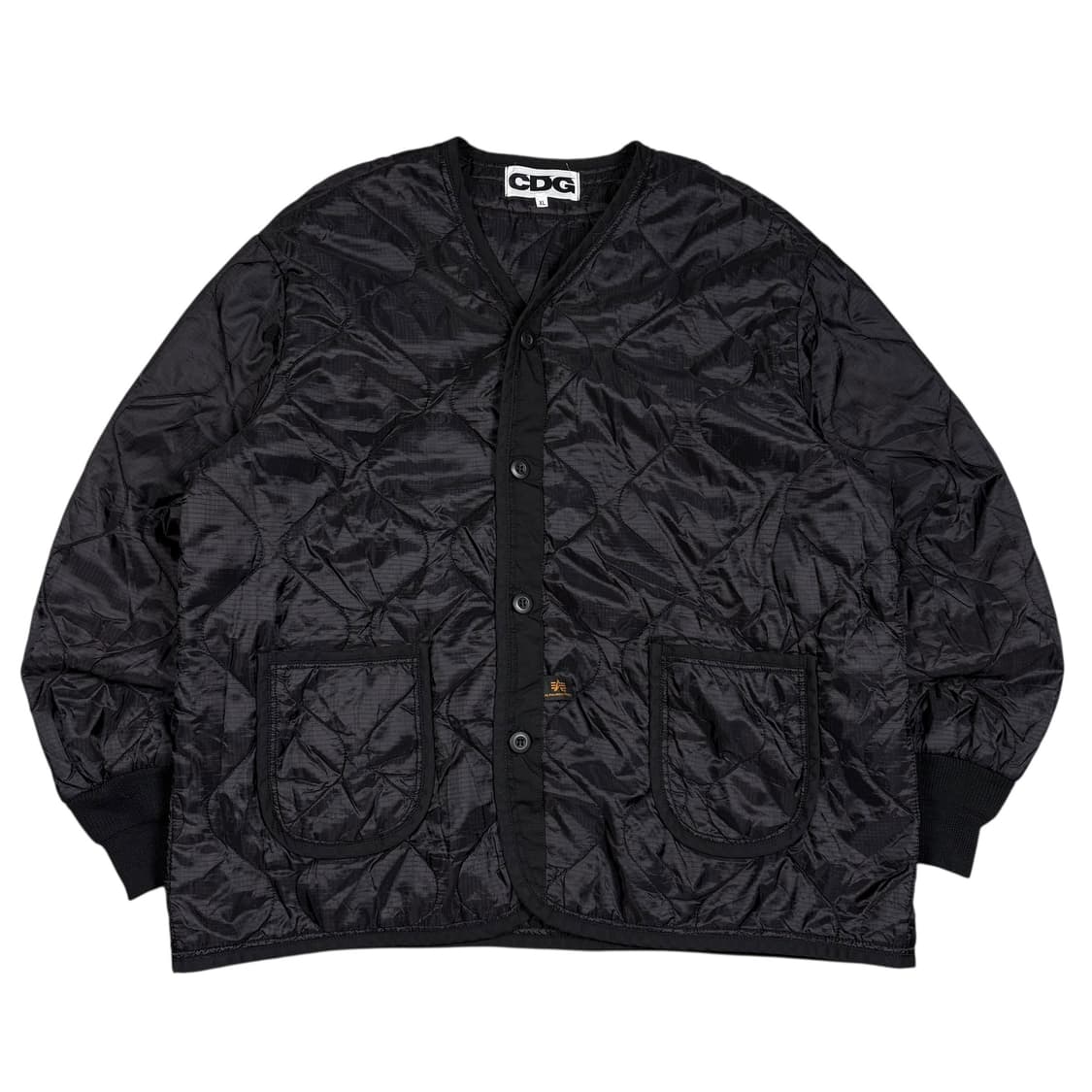 CDG X 알파 인다스트리 블랙컬러 라이너 자켓 상품이미지3