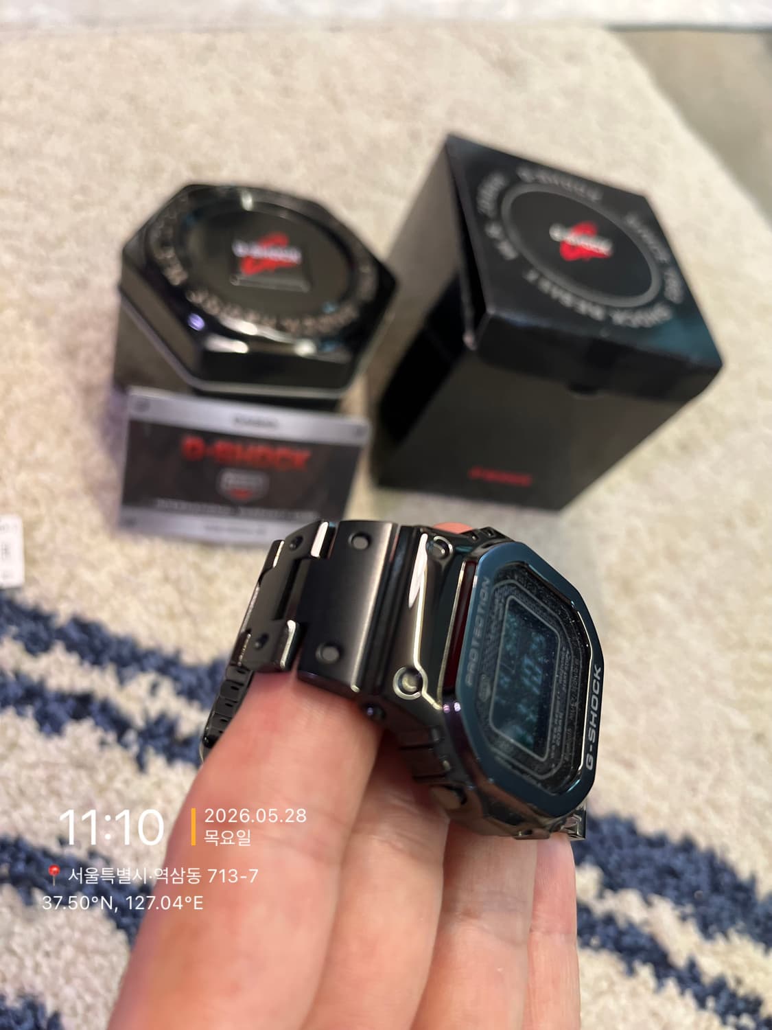 CASIO GMW-5000 풀메탈 블랙 상품이미지4