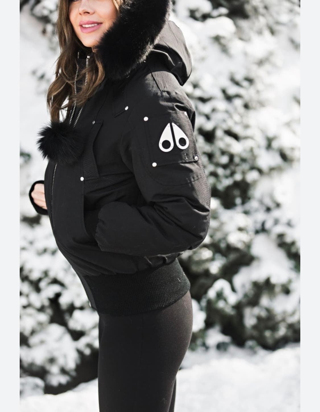 무스너클 데비 봄버 블랙 패딩(S) 상품이미지3