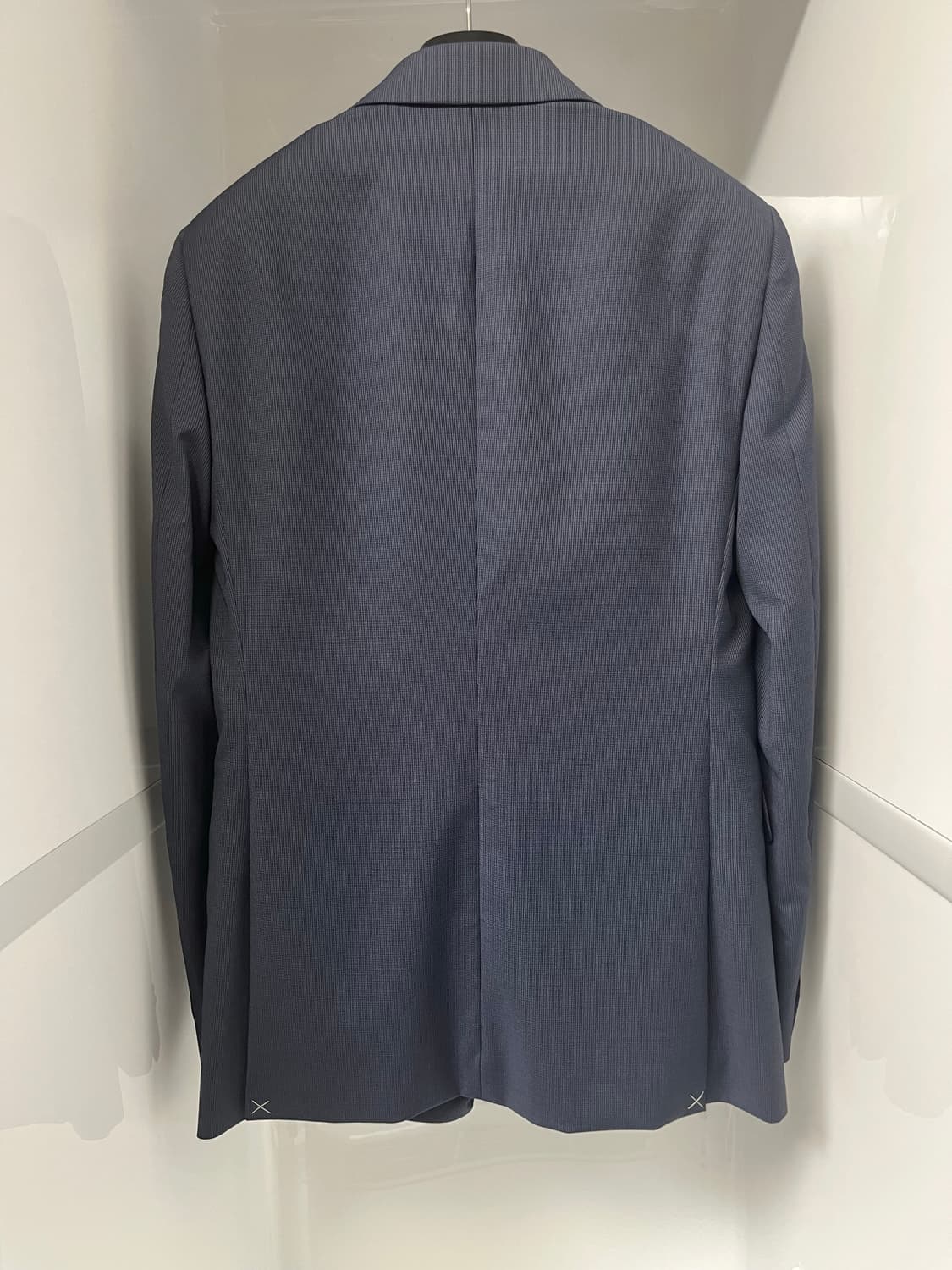 솔리드옴므 네이비 패턴 여름 블레이져 95사이즈 상품이미지2