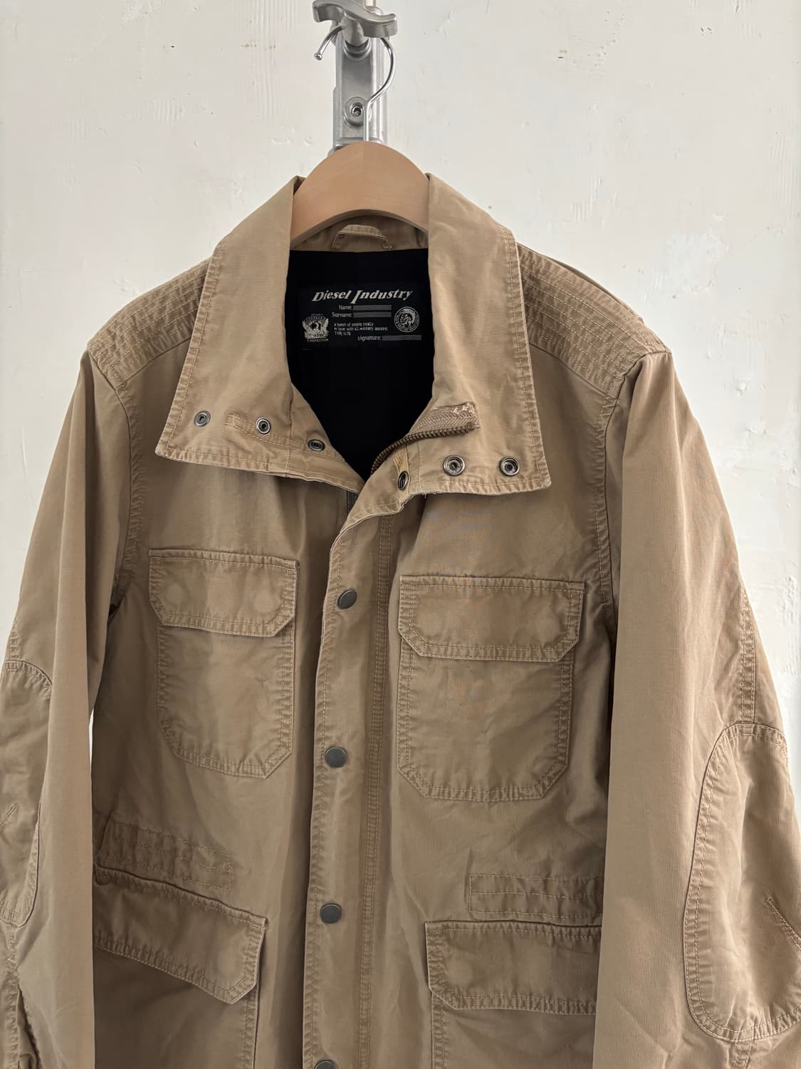 Diesel 디젤 베이지 브라운 인더스트리 골덴 자켓  상품이미지2