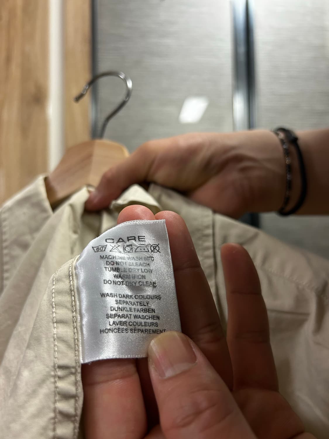 간트 베이지 반팔셔츠 상품이미지4