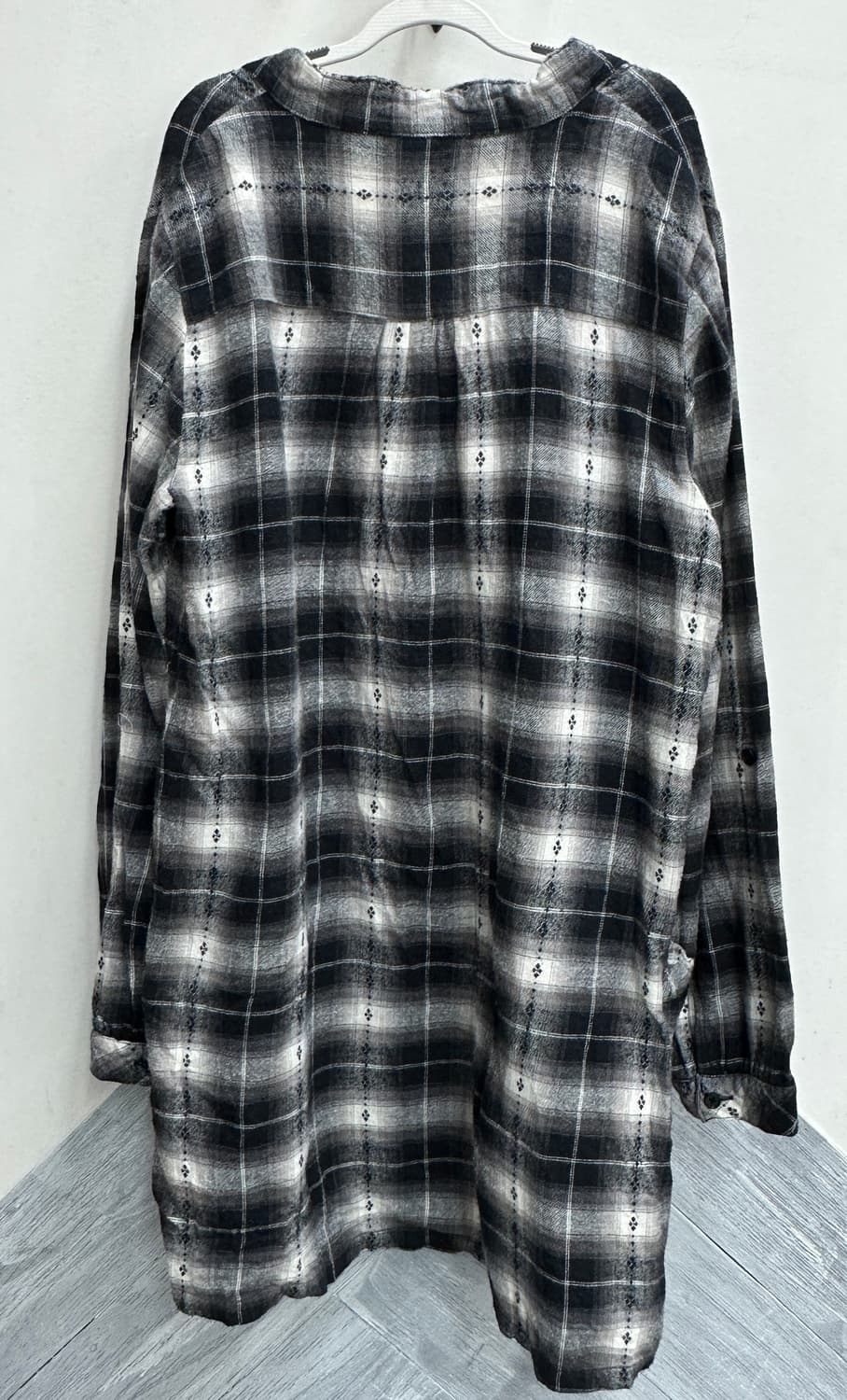 ☕️사와코의 체크 카페 데이트룩 코디세트☕️ 가디건 미디스커트 그레이 상품이미지4