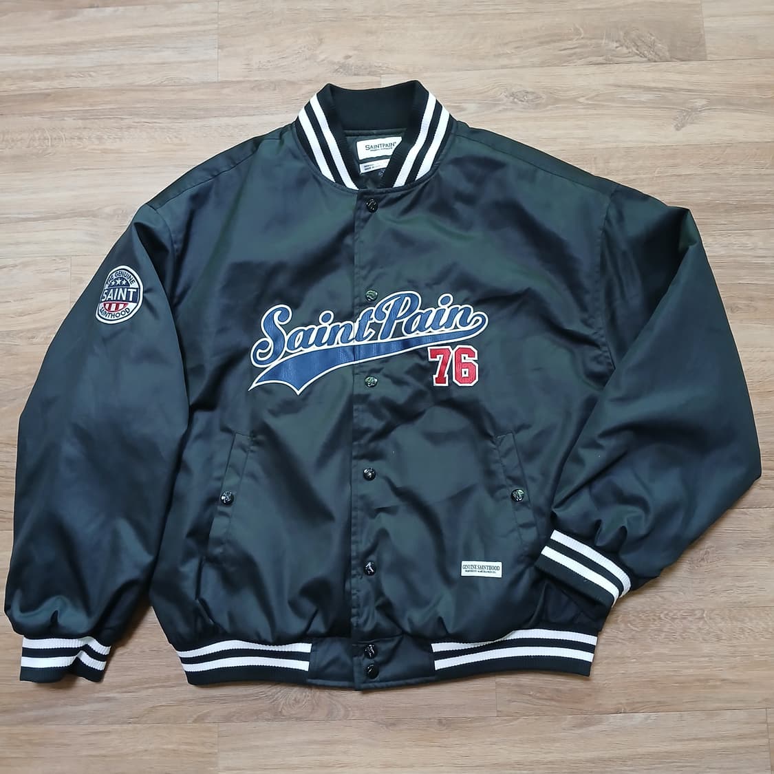 saintpain 세인트페인 바시티 누빔 점퍼 자켓 과잠 야구 상품이미지4
