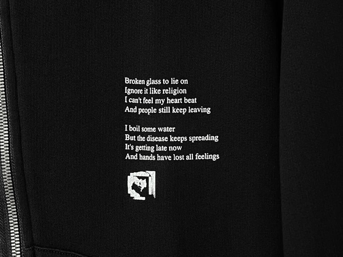 deconstructed full zip hoodie 상품이미지5