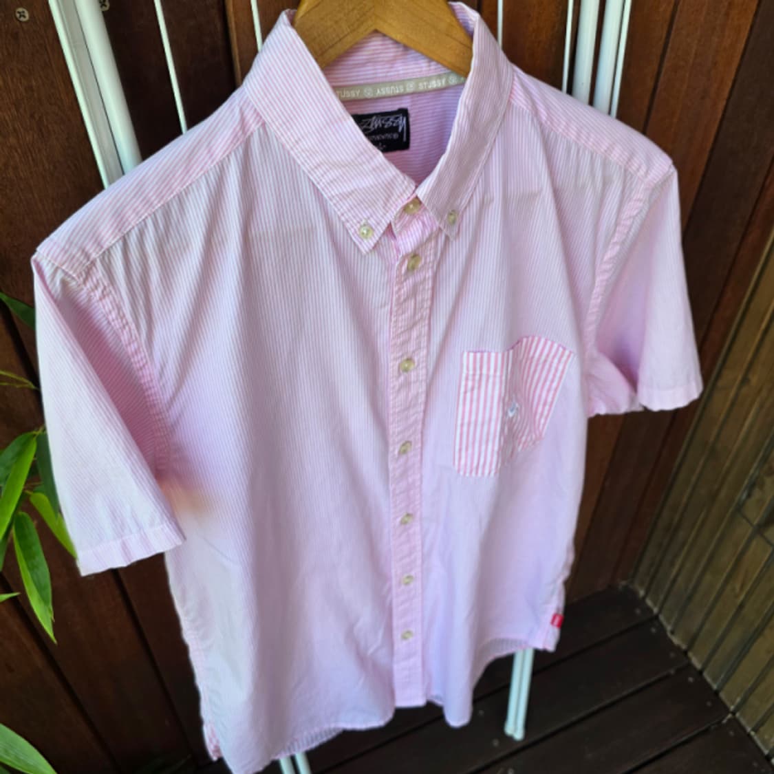 Stussy 스트라이프(p) 1/2셔츠 상품이미지1