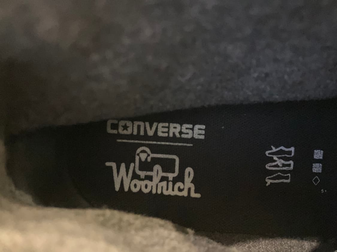 울리치 버팔로체크 울 협업 올스타 컨버스 하이 280 아메카지 워크웨어 상품이미지5