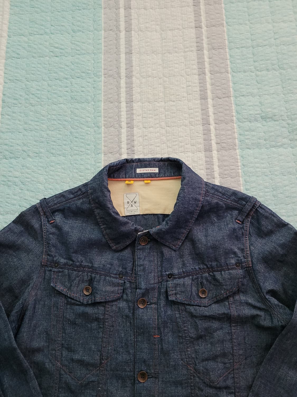 지스타로 Gstarraw. 에센셜 밀리터리 데님셔츠. 95-100사이즈 상품이미지2