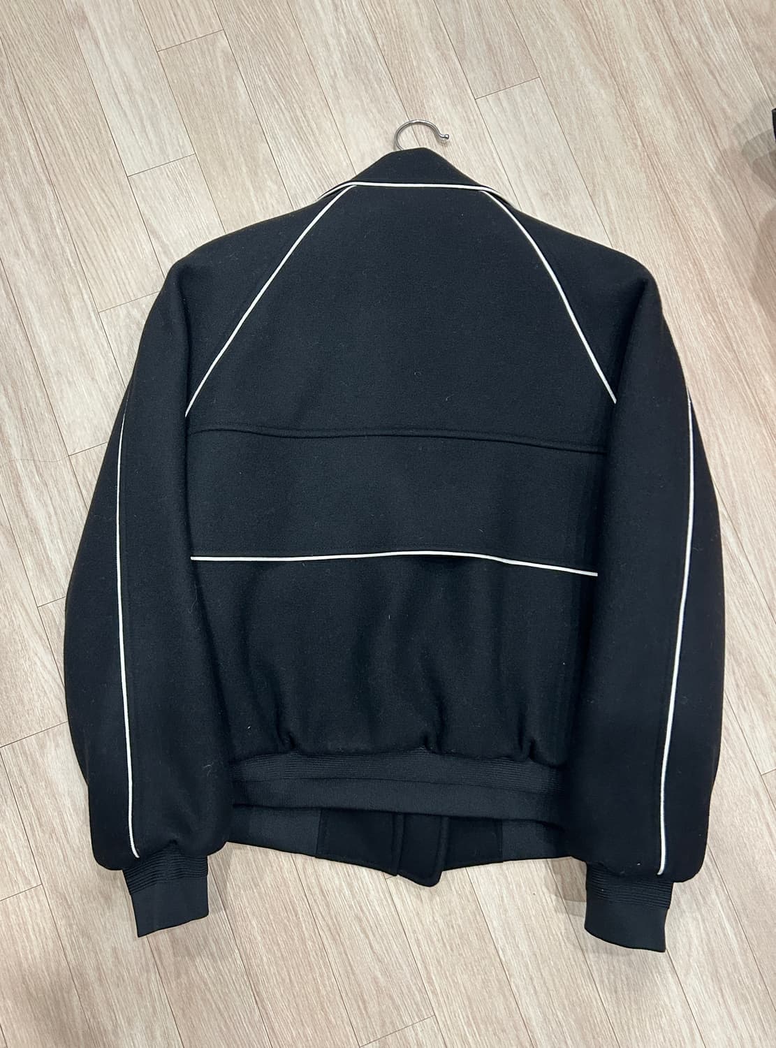 디앤에스알 라인 바시티 헤비 울 자켓 블랙 L 상품이미지7