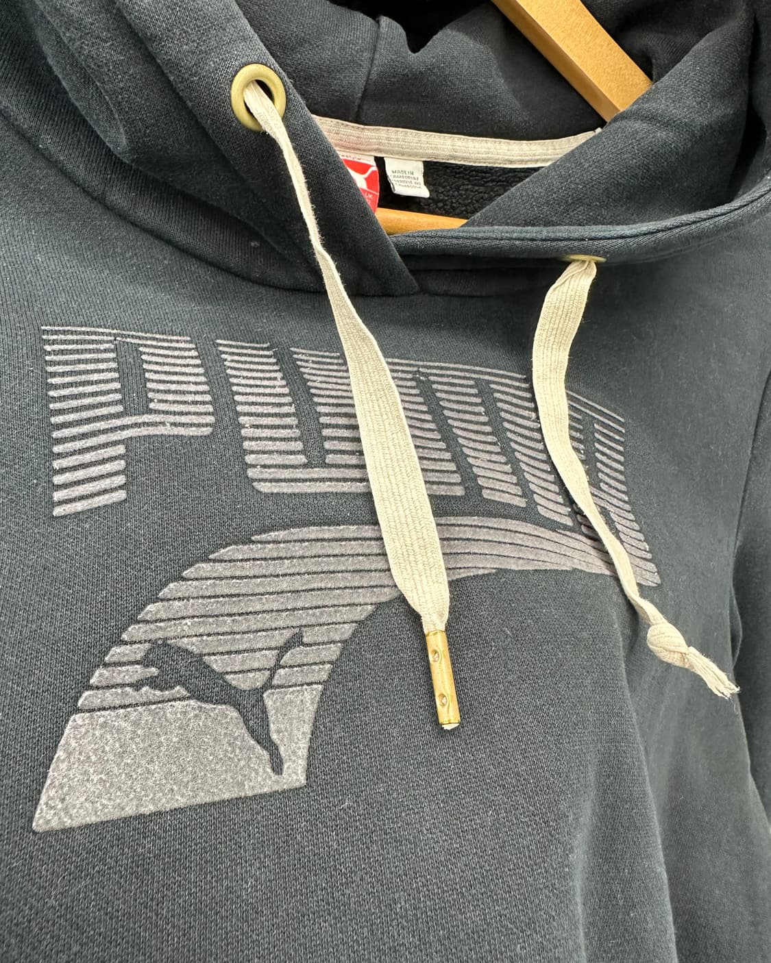 (WOMEN)퓨마 크롭 후드-M1418 상품이미지4