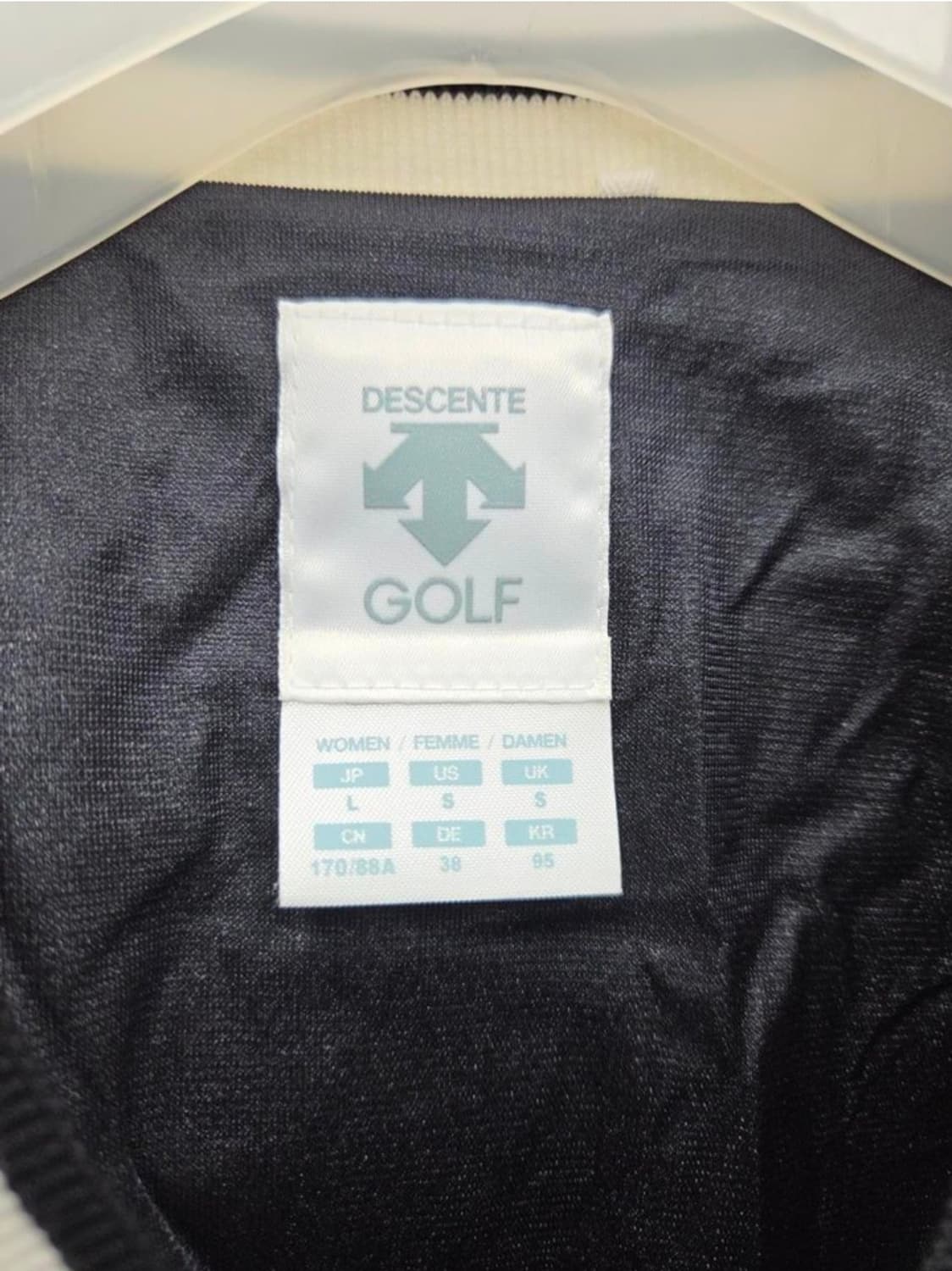 여성 95 데상트 골프 니트 가디건 상품이미지5