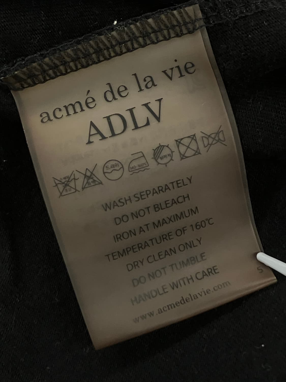 아크메드라비 빅프린팅 반팔 티셔츠 블랙 #csz3194 상품이미지4