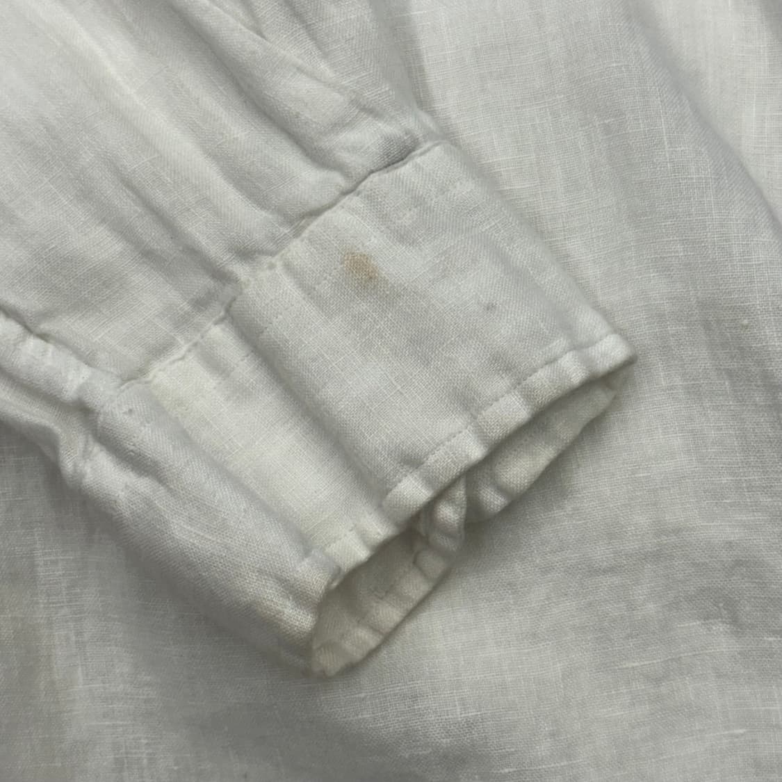 XL 폴로랄프로렌 클래식핏 화이트 린넨 셔츠 상품이미지7