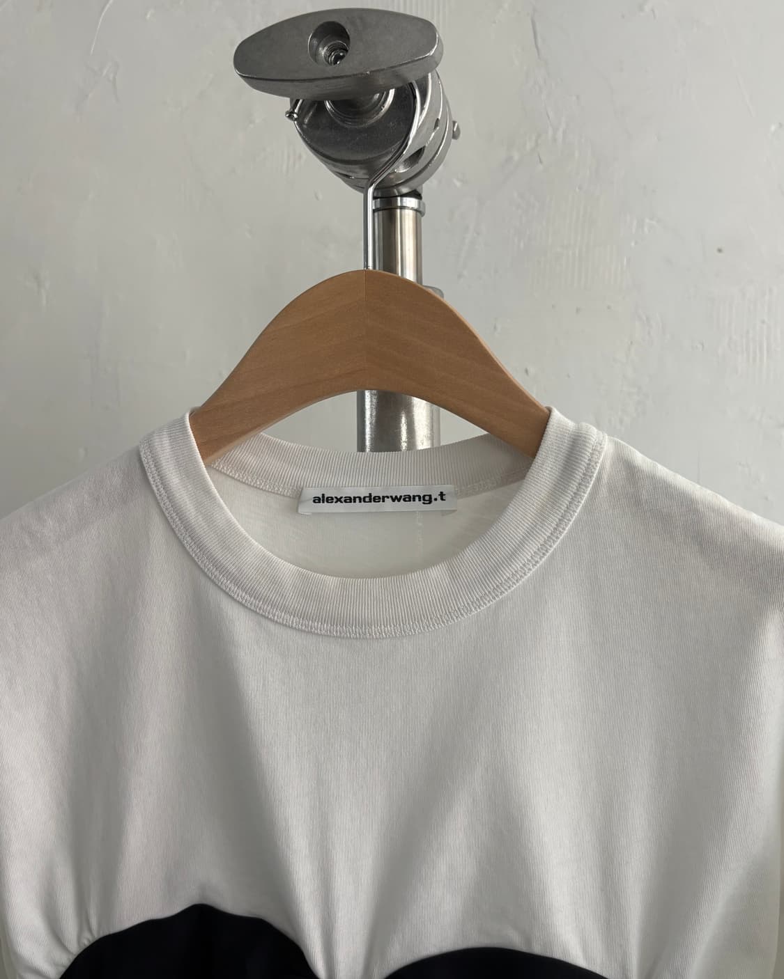 Alexanderwang 알렉산더왕 블랙 셔링 반팔 티셔츠 상품이미지3