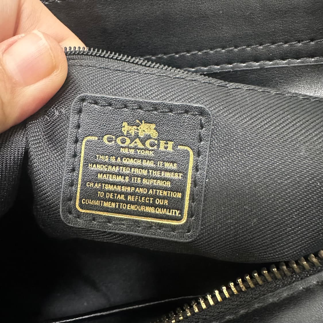 COACH 코치 거의새것 스웨거 여성 크로스백 토트백 가방 블랙 상품이미지9