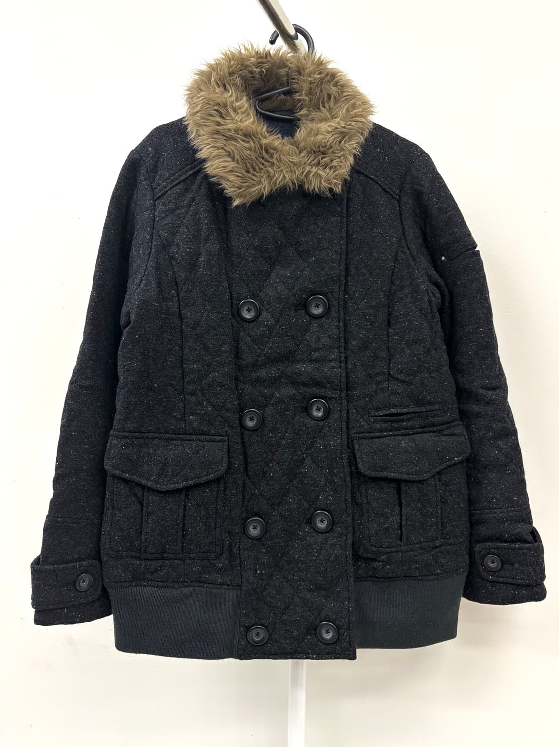 빈티지 차콜 울 자켓 점퍼 상품이미지5