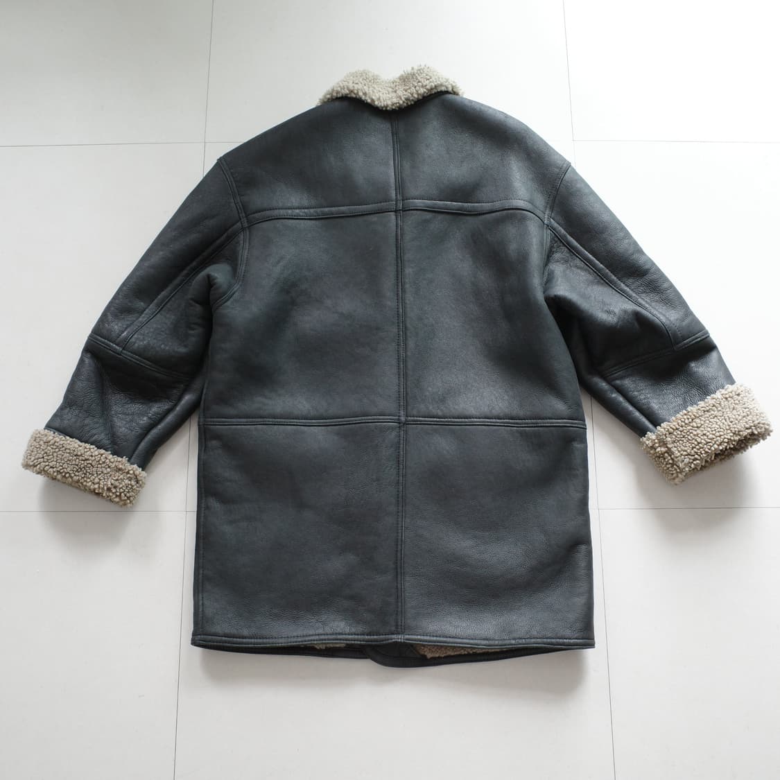 XL 리얼 양가죽 쉐어링 무스탕 코트 상품이미지7