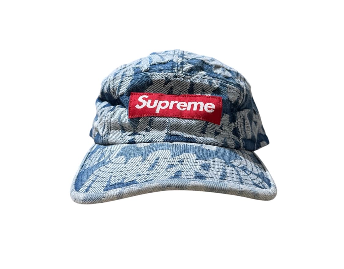 슈프림 22SS 팻 팁 자카드 데님 캠프캡 상품이미지2