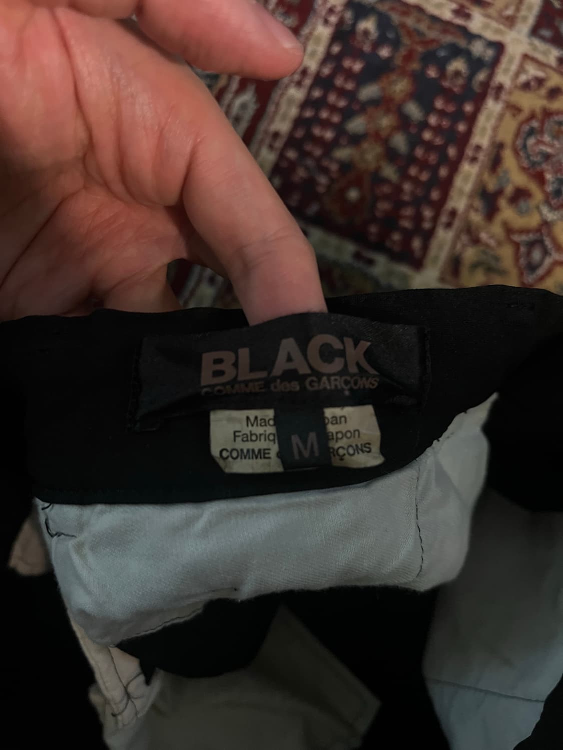 comme des garcons black 버클 도킹 스커트 하프 팬츠 상품이미지3