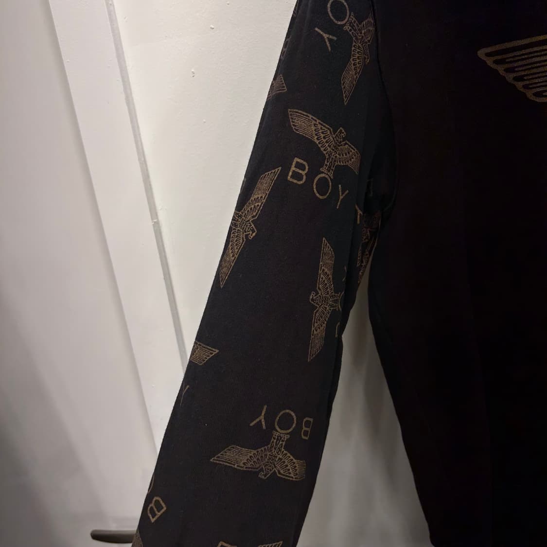 보이 런던 패턴 로고 헤비 코튼 라운드 맨투맨 상품이미지4