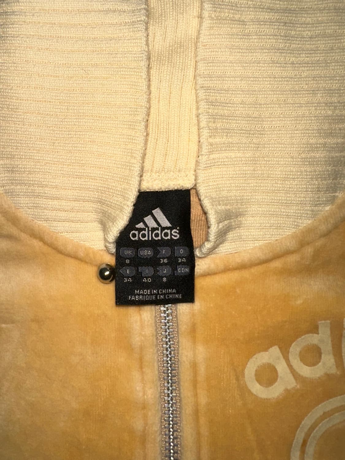 아디다스 노랑 코듀로이 져지 상품이미지3